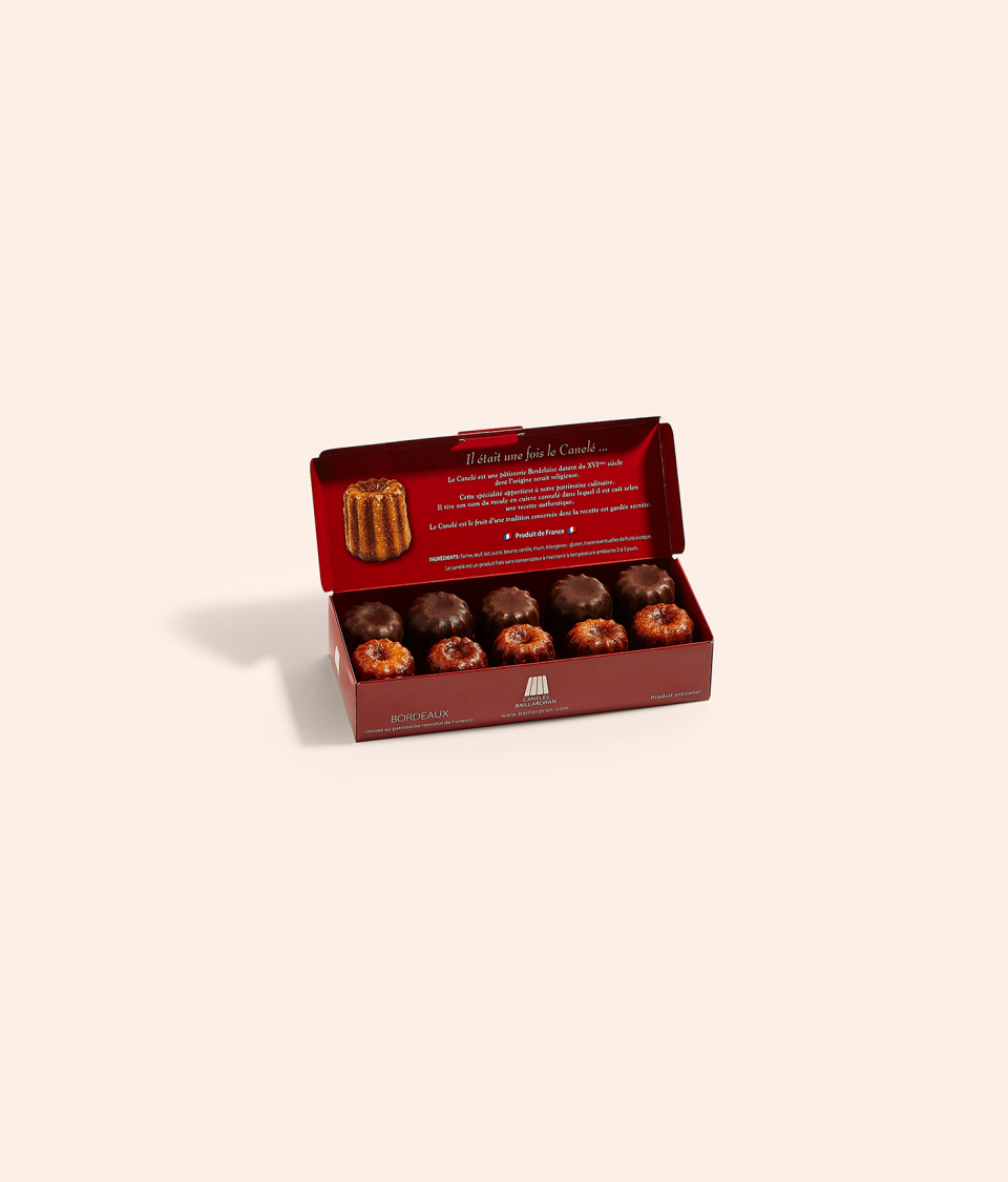 Coffret panache Canelé moyen / choco